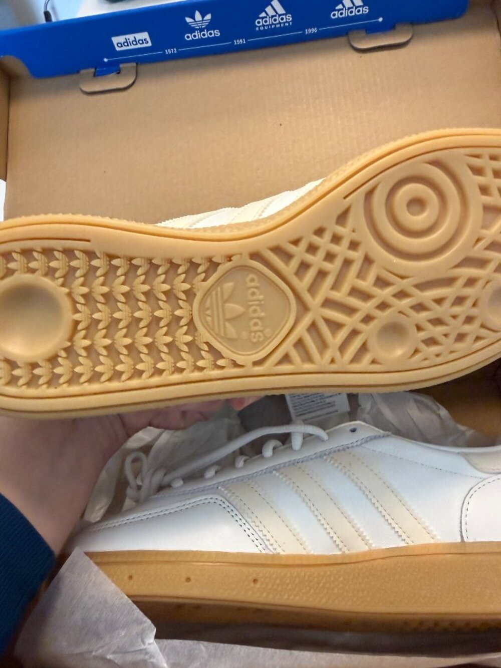 Men's Adidas Handball Spezial - Core White/Wonder White Men´s Adidas Handball - Picture 3 of 7